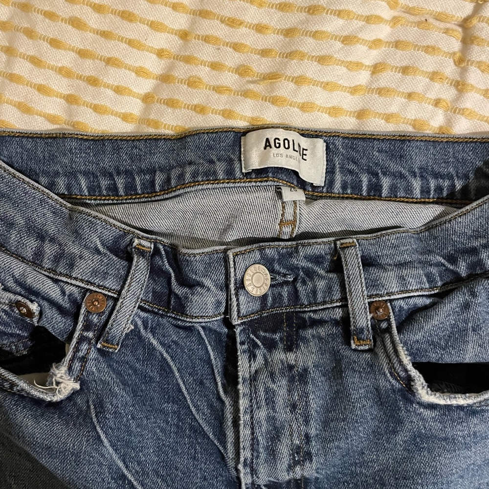 Agolde Distressed Jeans - Picture 2 of 7